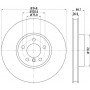 8DD 355 119-271 HELLA PAGID Гальмівний диск
