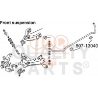 507-13040 IAP QUALITY PARTS Опора стабілізатора
