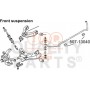507-13040 IAP QUALITY PARTS Опора стабілізатора