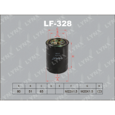 LF-328 LYNXauto Паливний фільтр