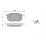 0986494038 BOSCH BOSCH Тормозные колодки пер. Peugeot 207,307;Citroen C4(+ESP),Fiat Doblo