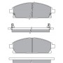 ASN-2203 AISIN Комплект гальмівних колодок дисковий гальм
