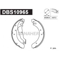 DBS10965 DANAHER Комплект гальмівних колодок