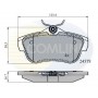 CBP01622 COMLINE Комплект гальмівних колодок дисковий гальм