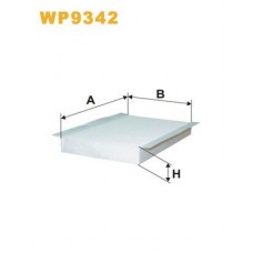 WP9342 WIX FILTERS Фільтр повітря у внутрішньому просторі