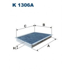 K 1306A FILTRON Фільтр повітря у внутрішньому просторі