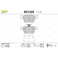 601329 VALEO Комплект гальмівних колодок дисковий гальм