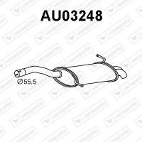 AU03248 VENEPORTE Глушник вихлопних газів кінцевий