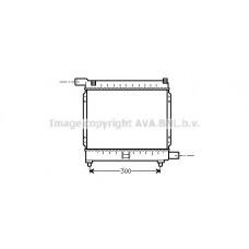 MS2039 AVA QUALITY COOLING Радіатор охолодження двигуна