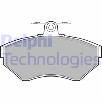 LP1409 DELPHI Комплект гальмівних колодок дисковий гальм