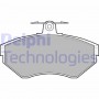 LP1409 DELPHI Комплект гальмівних колодок дисковий гальм