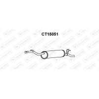 CT15051 VENEPORTE Глушник вихлопних газів кінцевий