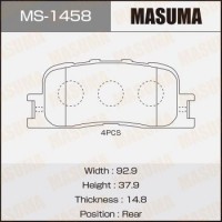 MS-1458 MASUMA Комплект гальмівних колодок