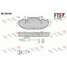 BL1951A4 FTE Комплект гальмівних колодок дисковий гальм