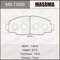 MS-1229 MASUMA Комплект гальмівних колодок