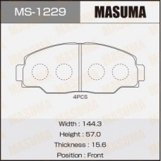 MS-1229 MASUMA Комплект гальмівних колодок
