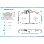C11CR1053 CWORKS Комплект гальмівних колодок дисковий гальм