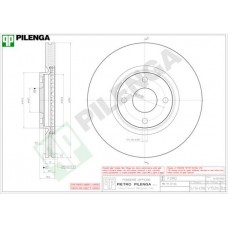 V1526 PILENGA Гальмівний диск