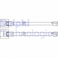 LZ0255 DELPHI Сигналізатор зносу гальмівних колодок