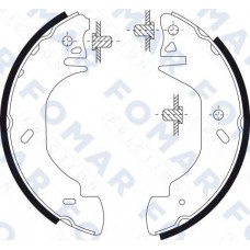FO 9093 FOMAR Friction Комплект гальмівних колодок