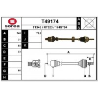 T49174 EAI Привідний вал