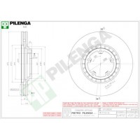 V537 PILENGA Гальмівний диск