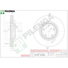 V537 PILENGA Гальмівний диск