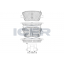 182334 ICER Комплект гальмівних колодок дисковий гальм