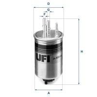 24.459.00 UFI Паливний фільтр