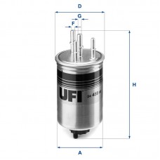 24.459.00 UFI Паливний фільтр
