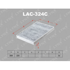 LAC-324C LYNXauto Фільтр повітря у внутрішньому просторі
