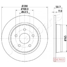 DP-0302C JAPANPARTS Гальмівний диск
