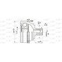 CVJ5227.10 OPEN PARTS Шарнирный комплект, Привідний вал
