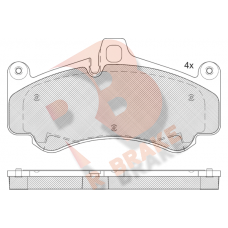 RB2359 R BRAKE Комплект гальмівних колодок дисковий гальм