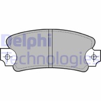 LP146 DELPHI Комплект гальмівних колодок дисковий гальм