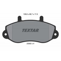 2330201 TEXTAR TEXTAR RENAULT Гальмівні Колодки передні MASTER II 98-