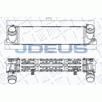 M-805077A JDEUS Интеркулер