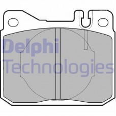 LP221 DELPHI Комплект гальмівних колодок дисковий гальм