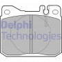 LP221 DELPHI Комплект гальмівних колодок дисковий гальм