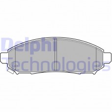 LP2011 DELPHI Комплект гальмівних колодок дисковий гальм