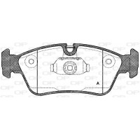 BPA0384.40 OPEN PARTS Комплект гальмівних колодок дисковий гальм