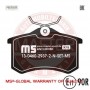 K6029372 MASTER-SPORT GERMANY Комплект гальмівних колодок дисковий гальм