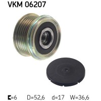 VKM 06207 SKF Механізм вільного ходу генератора