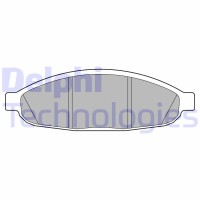 LP3555 DELPHI Комплект гальмівних колодок дисковий гальм