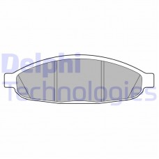 LP3555 DELPHI Комплект гальмівних колодок дисковий гальм