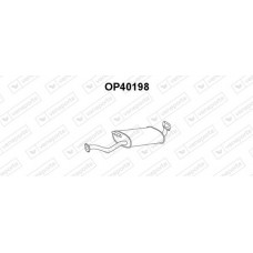 OP40198 VENEPORTE Середній глушник вихлопних газів