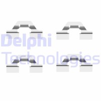 LX0430 DELPHI Комплектуючі колодки дискового гальма