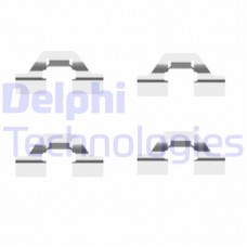 LX0430 DELPHI Комплектуючі колодки дискового гальма