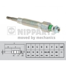 N5711032 NIPPARTS Свічка розжарювання