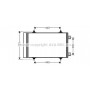 CNA5263D AVA QUALITY COOLING Конденсатор кондиціонера